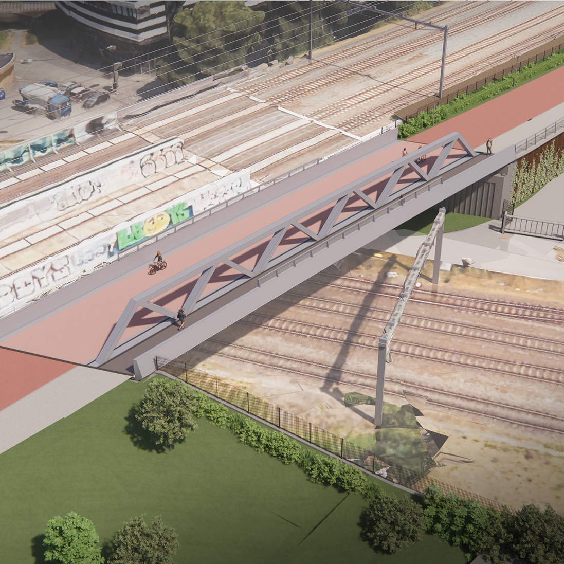 Team RailXpert - maquette station Groningen Suikerzijde